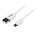 Miniatyrbild 2 av 4: Micro USB-kabel - A till Micro B - 2 m - Vit - STARTECH.COM