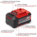 Miniatyrbild 4 av 5: Einhell Batteri 5,2 Ah Power X-Change PLUS (Litium-Ion, 18 V, för alla enheter Einhell Power X-Change)