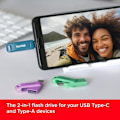 Miniatyrbild 2 av 2: USB-minne - SANDISK - Ultra Dual Drive Go - 128 Go - USB Type-C och Type-A - Hastighet upp till 400 Mo/s