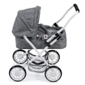 Miniatyrbild 2 av 2: Dockvagn - BAYER DESIGN - Mini SMARTY - Grå denimfärg - Avtagbar liggdel