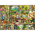 Miniatyrbild 1 av 2: 1000 bitars pussel Colin Thompson: Garden Shelf