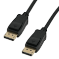 Miniatyrbild 2 av 2: DisplayPort-kabel - MCL - 1.1 - 2 m - Svart - Låst