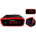 Miniatyrbild 1 av 2: SUNSTECH klockradio med FM-radio och dubbla larm - Batteribackup - Inbyggd klocka - FM-radiotuner