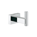 Miniatyrbild 4 av 5: GROHE Essentials Cube 3-i-1 badrumstillbehörsset 40777001 - Väggkrok - Handdukstork - Toalettpappershållare - Krom
