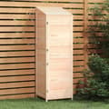 vidaXL Trädgårdsbod 55x52x174,5 cm Solid granträ 152186 Naturlig