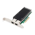 Miniatyrbild 3 av 4: DIGITUS NÄTVERKSADAPTER 10 GBIT-S DUAL PORT ETHERNET SERVER PCIE