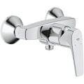 Miniatyrbild 1 av 4: GROHE Start Flow engrepps duschblandare, väggmontering, gängad anslutning för 1/2" slang, metallrosetter ingår, 23771000