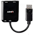 Miniatyrbild 2 av 2: LINDY 2-Port DisplayPort 1.2 MST Hub - Utöka eller duplicera din DP-signal över två skärmar