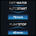 Miniatyrbild 2 av 5: Einhell Avloppspump för smutsigt vatten Aquasensor GE-DP 6935 A ECO (690 W, Max lyfthöjd: 9 m)