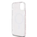 Miniatyrbild 6 av 6: Skydd till iPhone 15 / iPhone 14 / iPhone 13 - Guess IML GCube MagSafe (GUHMP15SHGCUSTGP) - Rosa