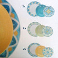 Miniatyrbild 2 av 2: Komplett service - Tognana bordsservering - OM07018M042 - Amalfi Flerfärgad porslinsservering 18 stycken