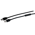 Miniatyrbild 3 av 4: STARTECH.COM Aktiv USB A till B-kabel - USB AB skrivarkabel - M / M - 1x USB A hane, 1x USB B hane - 15 m - Svart