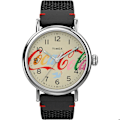 Miniatyrbild 1 av 4: Timex - Herrklocka - Quartz - Analog - Svart tygband - TW2V26000 Svart