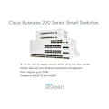 Miniatyrbild 2 av 3: Cisco CBS220-48T-4X-EU Smart 48-portars GE, 4x10G SFP+