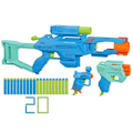 Miniatyrbild 1 av 6: Nerf Elite 2.0 Tactical Pack - NERF - Operator DB-2, Trio TD-3, Ace SD-1 - 20 pilar ingår Flerfärgad