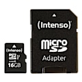 Miniatyrbild 2 av 4: INTENSO 16GB UHS Class 1 microSDHC-minneskort - Svart