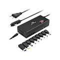 Miniatyrbild 1 av 5: Universell automatisk lader - 110W - 2 i 1 - Strømuttak - Tenner cigarett - Svart svart