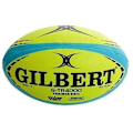 Miniatyrbild 1 av 2: GILBERT Rugbyboll G-TR4000 Fluo T5 Gul/Blå