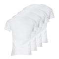 Miniatyrbild 2 av 2: Vit T-shirt med V-ringad ekologisk bomull för män - ATHENA - 4-pack - jag