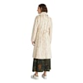 Miniatyrbild 2 av 4: Manteau - DESIGUAL - MARVELOUS - Syntetiskt läder - Matchande bälte - V-ringad i fleece ECRU S