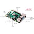 Miniatyrbild 2 av 3: Utvecklingskort - Raspberry Pi - Modell 4 - 2GB - ARM Cortex-A72 - 4 kärnor