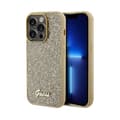 Telefoncase - Guess - Disco Metal Script - Guld - Hård - Chic Guld