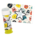 Miniatyrbild 1 av 4: Sticker set Folat - 68358 - Självhäftande Monster Bash Såpbubblor - 6 stycken, Flerfärgad
