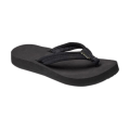 Miniatyrbild 3 av 4: Flip flop-sandaler för kvinnor - Reef - Cushion Breeze - Svart - Syntet - Mjukt canvasfoder Svart 36
