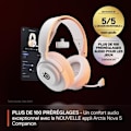 Miniatyrbild 4 av 6: Trådlöst spelheadset - STEELSERIES - Arctis Nova 5 - Vit Vit