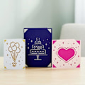 Miniatyrbild 4 av 4: Princess R40 Instickskort - CRICUT - Blå - Rektangulär