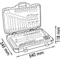 Miniatyrbild 2 av 4: Spärrnyckelsats - VIGOR - V3277N - 1/4, 3/8 och 1/2 tum
