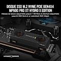 Miniatyrbild 2 av 4: Corsair Hydro X Edition MP600 PRO XT - 4TB NVMe PCIe M.2 Solid State Drive (CSSD-F4000GBMP600PHXT)