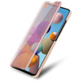 Miniatyrbild 4 av 4: Fodral - CADORABO - Samsung Galaxy A21s - Clear View - 360 graders skydd - Rosa Rosa