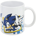 Miniatyrbild 1 av 2: Keramisk mugg - Stor - Sonic Game On WH - 325 ml - Vit - För vuxna Vit