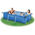 Miniatyrbild 1 av 4: Metallram INTEX rörformad pool 2,3 m³ Blå