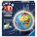 Miniatyrbild 1 av 5: 3D Luminous Globe Puzzle - Ravensburger - Resor och kartor - Mindre än 100 bitar - Blandat Blå