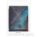 Miniatyrbild 4 av 4: kwmobile eReader Fodral Kompatibel med Kobo Aura H2O Edition 1 - PU Läder Magnetic Flip Cover - Cosmic Tree Blue-Gr