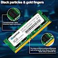Miniatyrbild 2 av 4: Duomeiqi DDR4 21300S PC4 2666 8GB SODIMM, 8Go DDR4-2666MHz PC4-21300 CL19 2Rx8 1.2V Non-ECC 260 Pin Laptop Minne Modul Ram