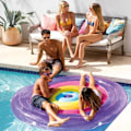 Miniatyrbild 2 av 4: Uppblåsbar ö - Intex - Rainbow Fiesta Island - Regnbåge - 2,01 m - PVC Regnbåge