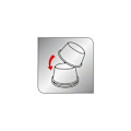 Miniatyrbild 5 av 6: Tefal Support 6 hålrum för kakformar Creabake J3040204 Grå - 3168430345331 Grå