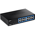 Miniatyrbild 1 av 3: TRENDNET TEG-S17D 16-portars Gigabit Desktop Switch - Plug and play - Intern strömförsörjning - 32 Gbps