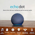 Miniatyrbild 1 av 5: Alexa Echo Dot (5:e generationen, 2022 års modell) | Internationell version Denim Denim