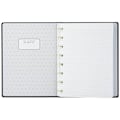 Miniatyrbild 2 av 3: Notebook - Filofax loggbok - 179521 - Moonlight A5 Refillable Notebook Svart