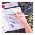 Miniatyrbild 3 av 5: Stylo Plume - ONLINE - Kalligrafi - Ergonomisk - Vit kropp - 3 spetsar 0,8/1,4/1,8 mm Vit