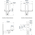 Miniatyrbild 3 av 3: B-Tech Mountlogic BT77 Vit Högtalarstativ - Par - Tilt - 25 kg