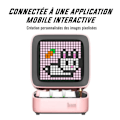Miniatyrbild 3 av 4: Divoom Ditoo Pro Pink Bluetooth-högtalare med 15W Pixel-skärm Rosa