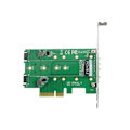 Miniatyrbild 3 av 3: 3-portars M.2 NGFF SSD-adapter - STARTECH - PCIe 3.0 - SATA III och NVMe