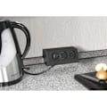 Miniatyrbild 2 av 4: EVOline R-Dock 3 vägguttag Schuko Svart