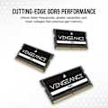 Miniatyrbild 1 av 3: Corsair Vengeance SO-DIMM 32 GB DDR5 5200 MHz CL44 - RAM DDR5 SODIMM PC5-41600