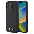 Miniatyrbild 2 av 6: Coque för iPhone 16 Pro Max - BMW kolfiber inlindad metall (BMHCP16X23PUFWC) - Svart svart